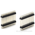 Conector del encabezado del pin de 2.0 mm dual fila recta